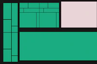 Modern Bauhaus Green Pink Black wallpaper