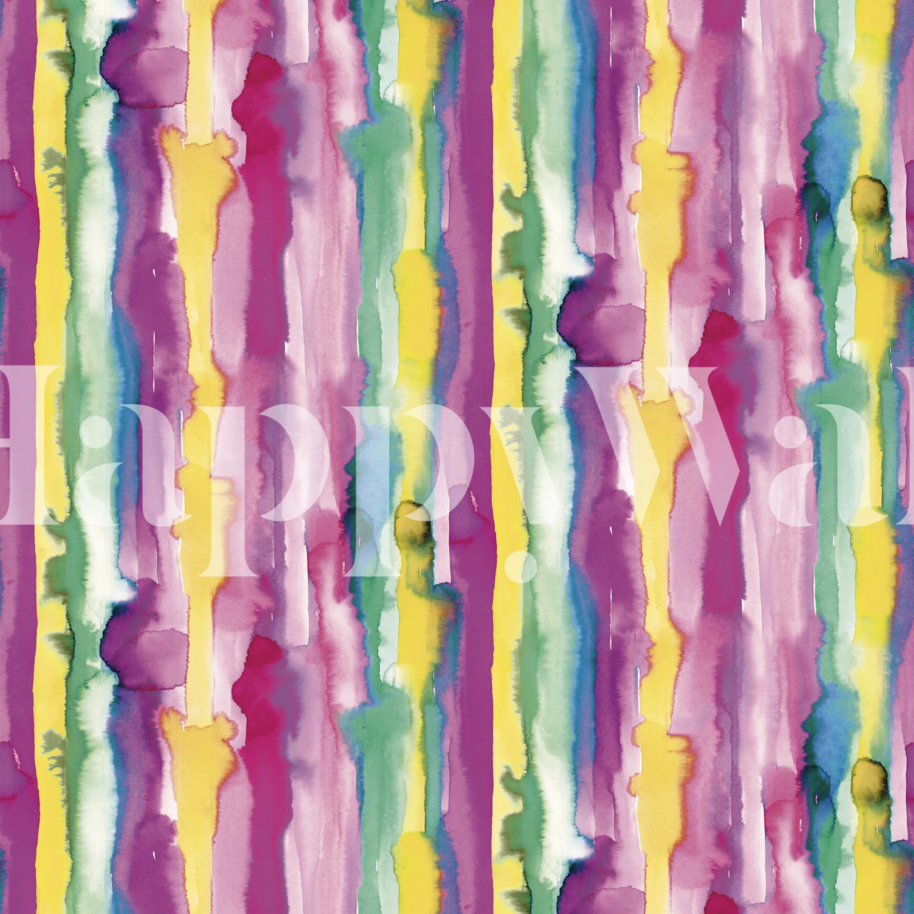 Gradient Tropical Lines wallpaper in a room