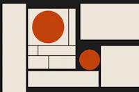 Modern Art Deco Bauhaus wallpaper