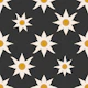 Farmhouse Star Floral Charcoal