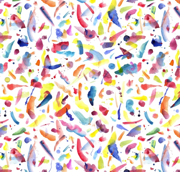 Abstract Watercolor Strokes