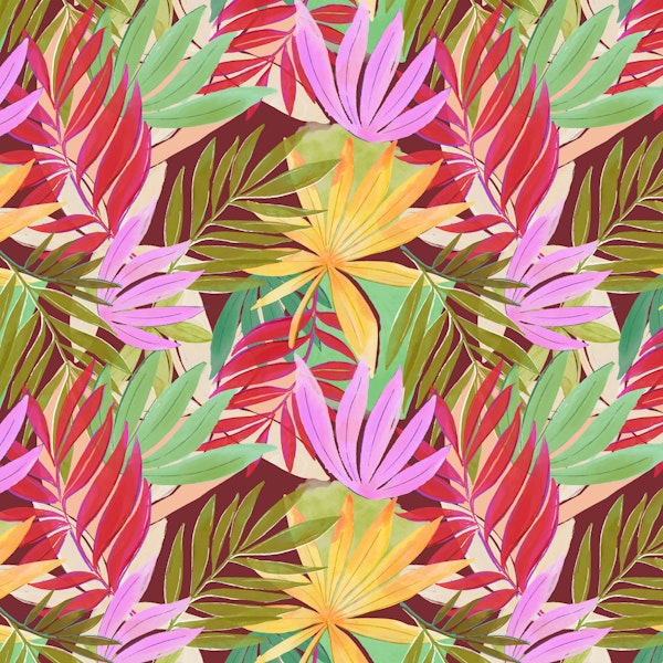 Colorful Tropical Leaves