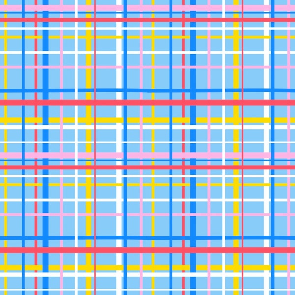 Happy Plaid In Summer Colors