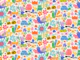 Playful Meadow Positivity Animals - Rainbow