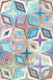 Geometric Blue and Purple Stars and Diamonds