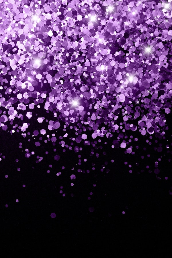 Purple Black Glitter 1