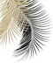 Palm Leaves Gold Black Vibes 1