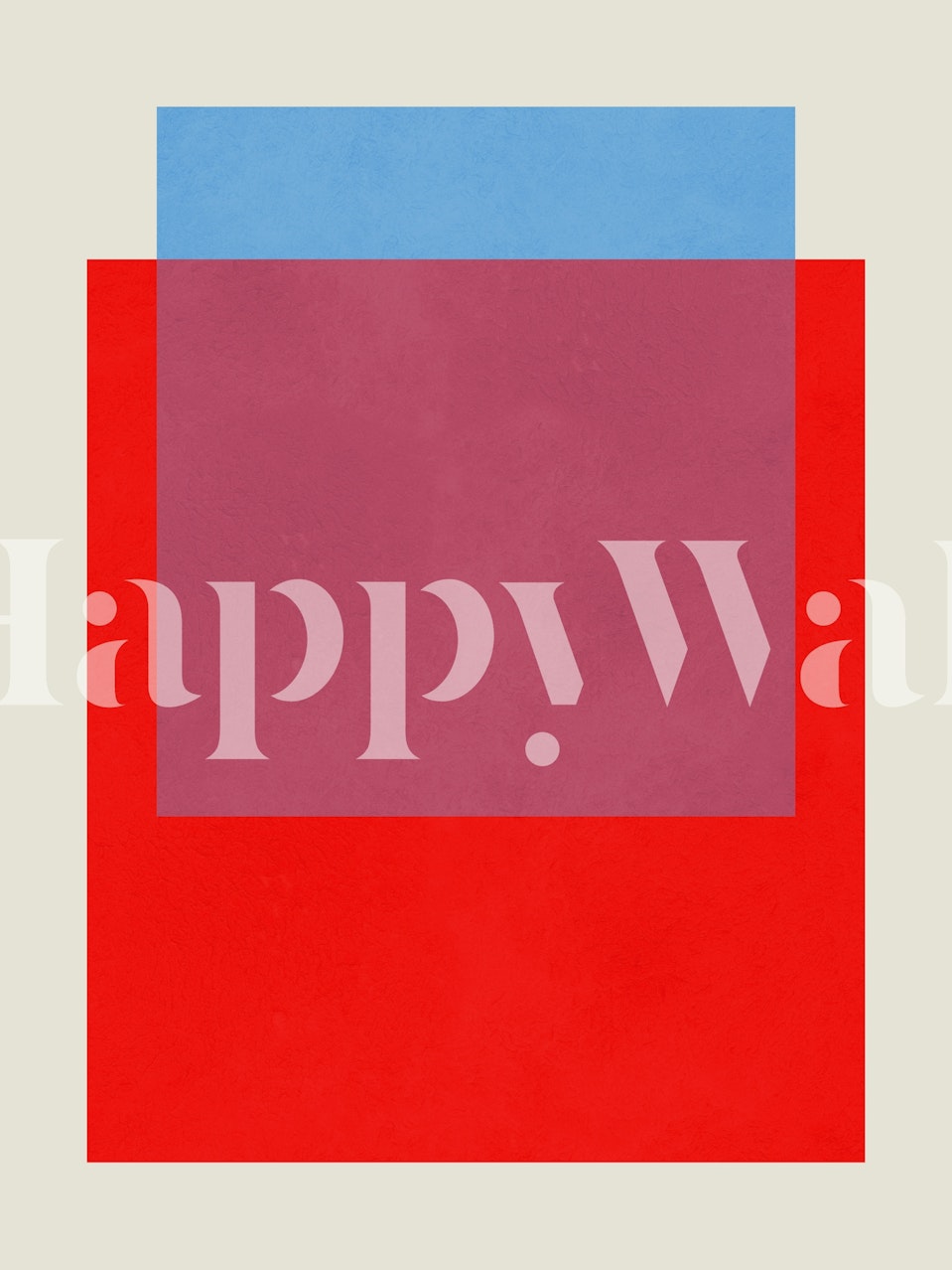 Contemporary modern wallpaper in a room