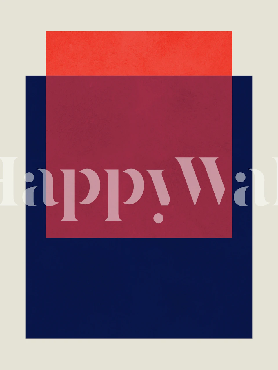 Modern wallpaper design in a room