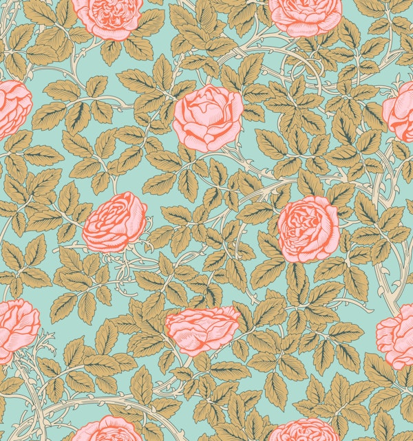 Victorian Rambling Rose patern 1