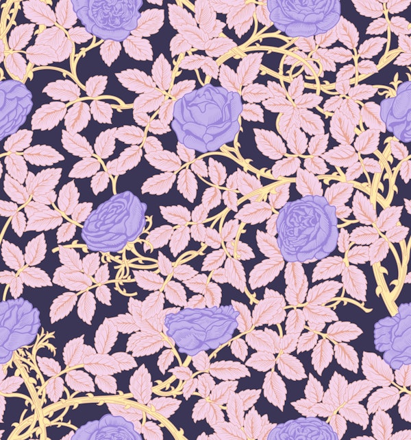 Victorian Rambling Rose patern 5