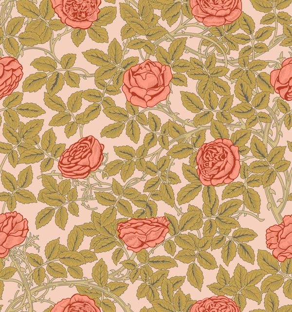 Victorian Rambling Rose patern 7