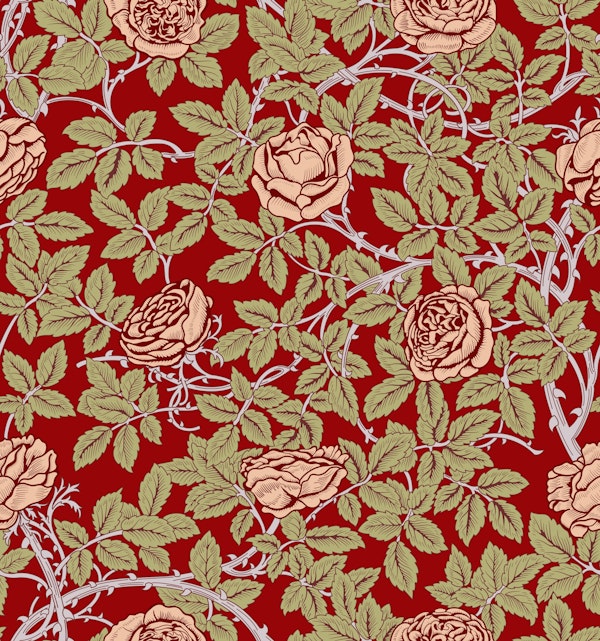 Victorian Rambling Rose patern 8