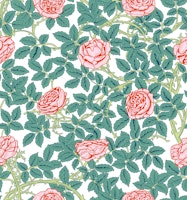 Victorian Rambling Rose patern 11 tapet