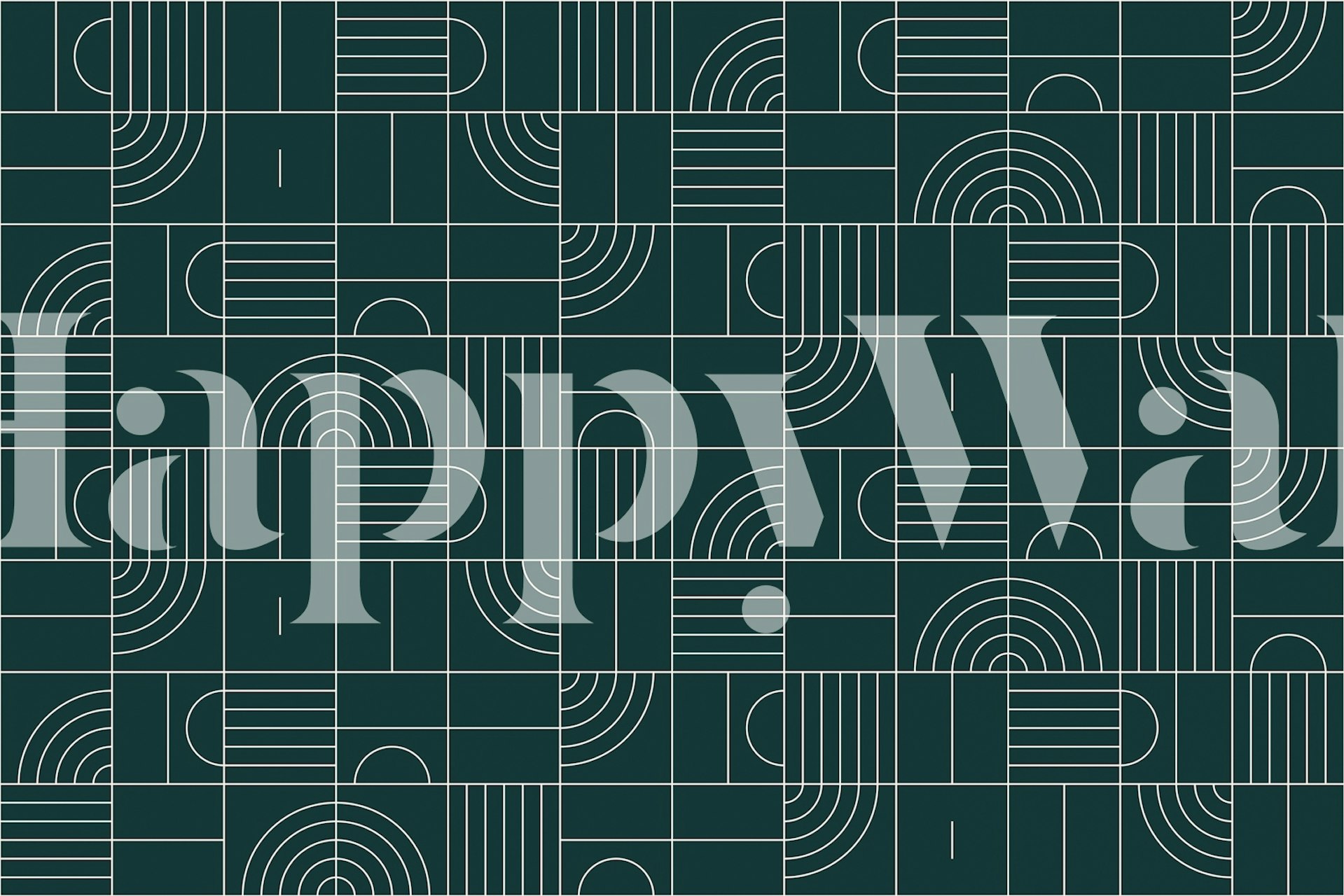 Motivo geometrico in una stanza