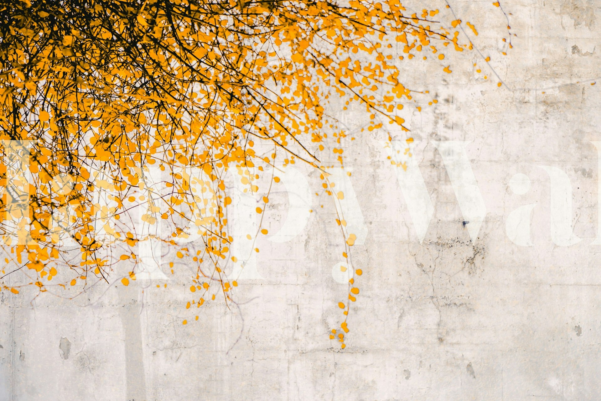 Design di foglie gialle e rami