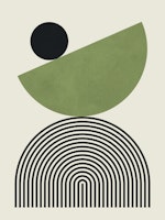 Circles and lines B tapete