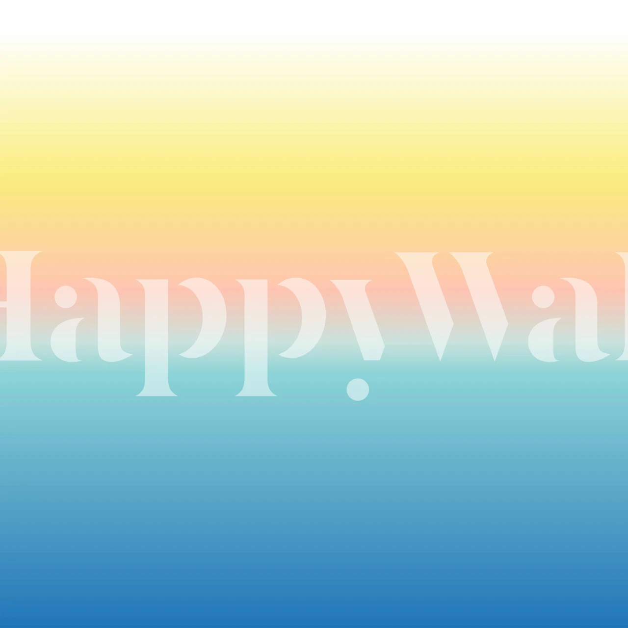 Papel de parede color gradient ocean sunset em um quarto