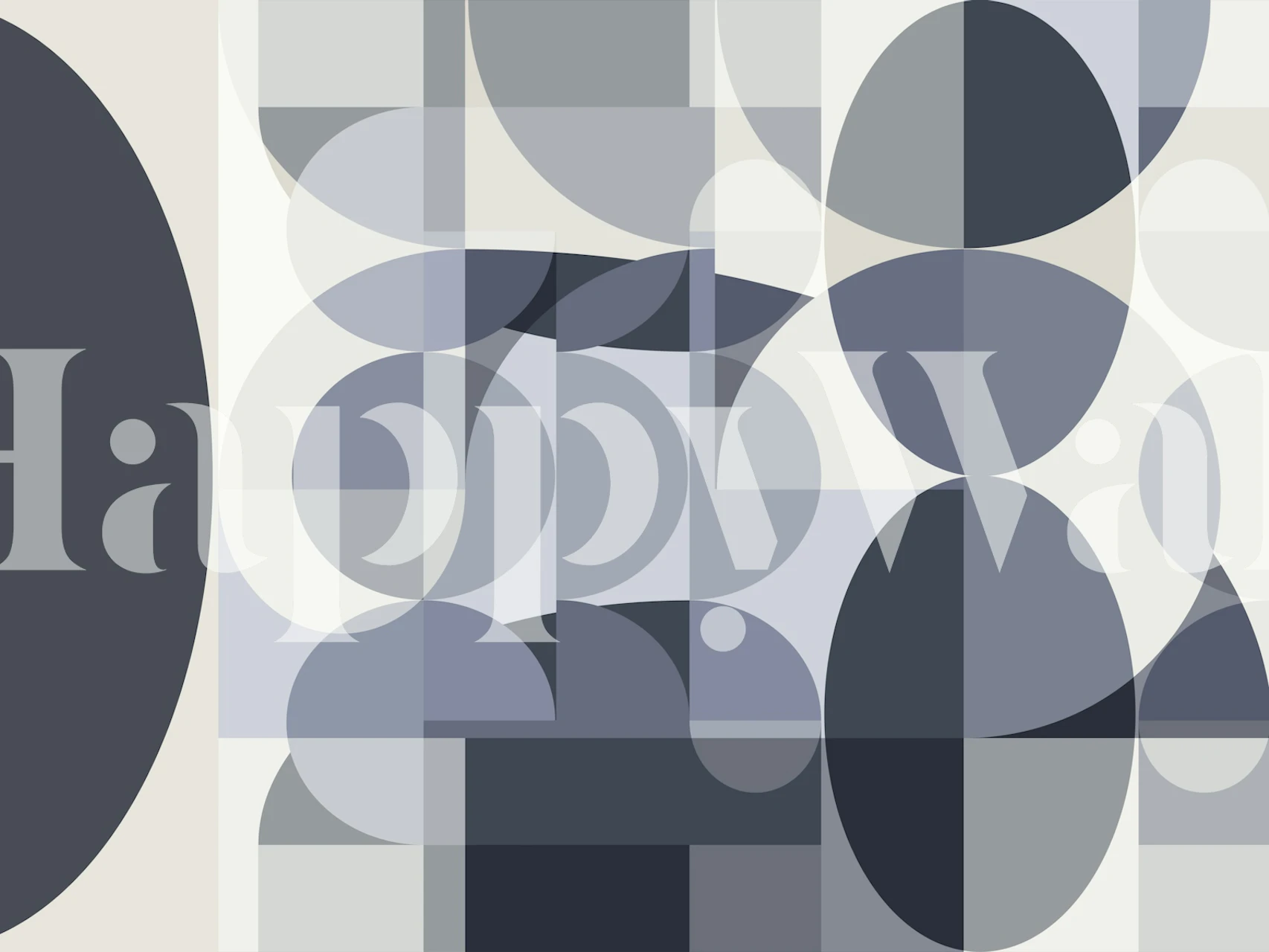 Time Travel Mosaic Tapete in einem Raum