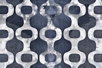 Indigo Navy Dream Ornaments ταπετσαρία