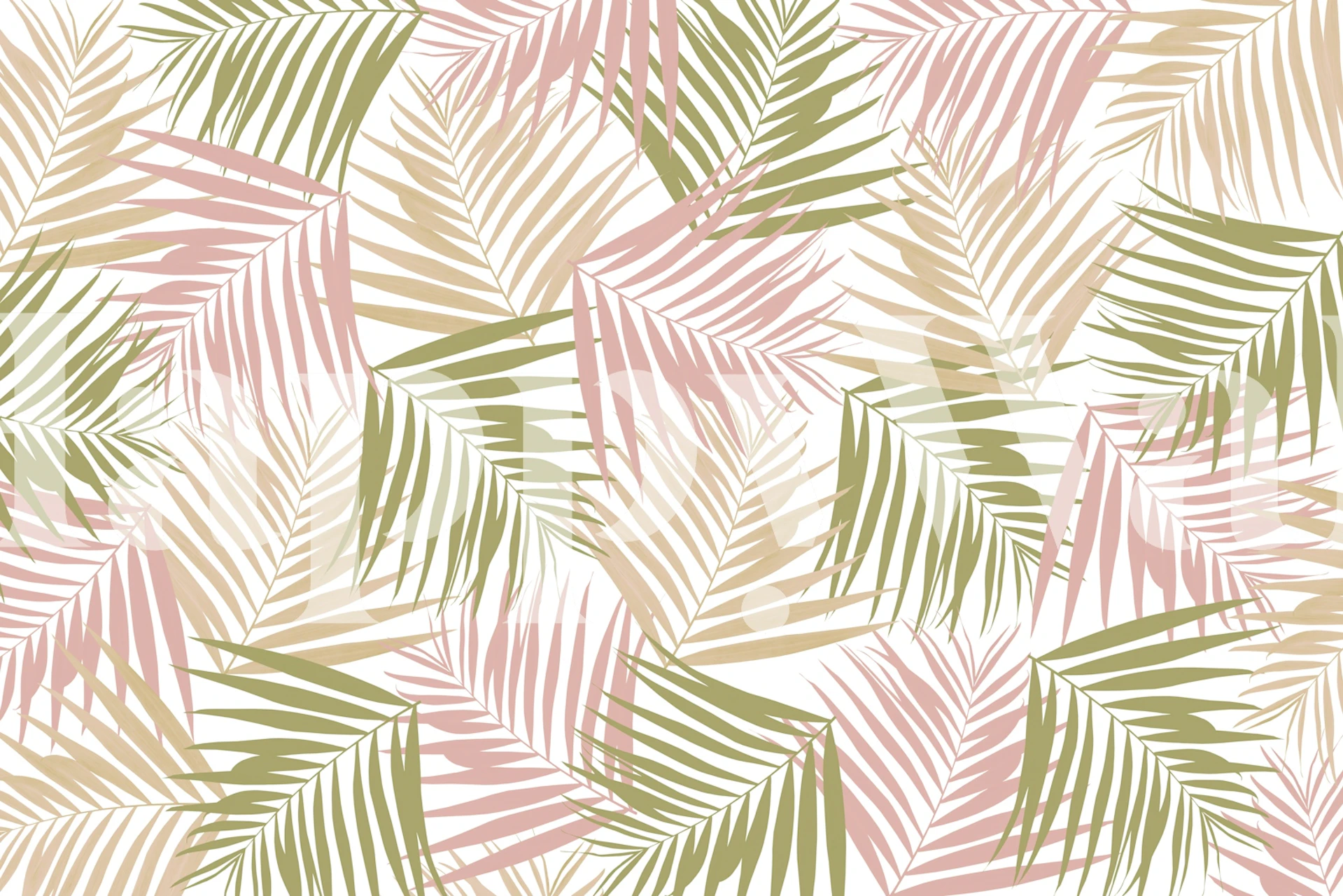 Tropical Retro 8 wallpaper in a room setting