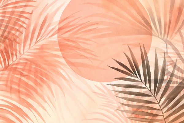 Tropical Sunset Peach Paradise