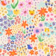 Happy Cats Wild Flowers Rainbow - Beige