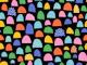 Rainbow Abstract Hills and Dots