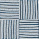 Abstract Modern Boho Lines Denim Blue