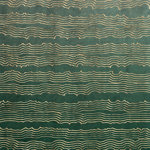 Green and Gold Sliced Marble