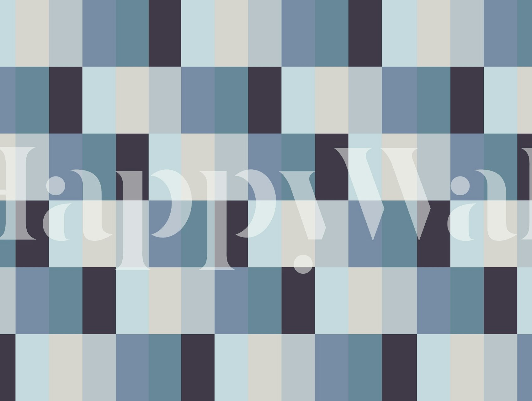 Modern Rectangle Check 1 wallpaper in room