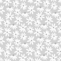 Retro Summer Daisies Pattern Small 6 papiers peint