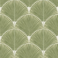 Japandi Palms Sage Green Large Scale tapete