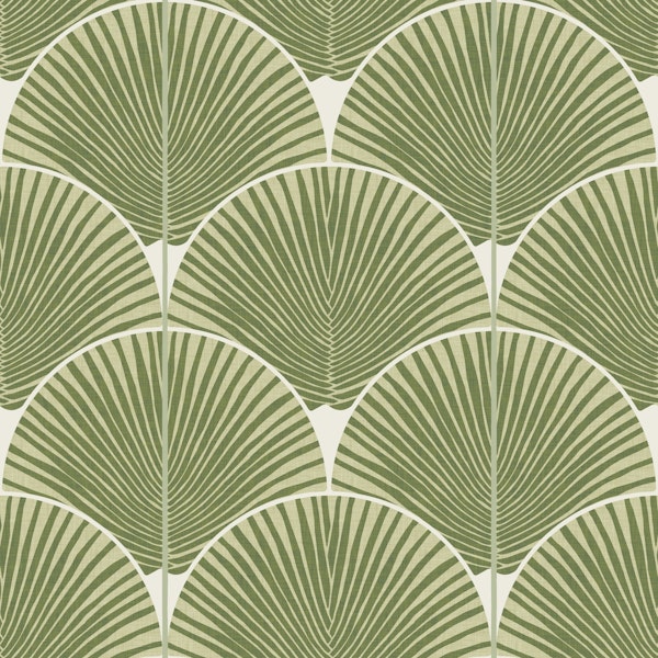 Japandi palms sage green (small scale)