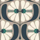 KF 0241 A - Vintage Retro Floral