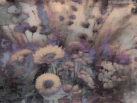 Soothing Moody Autumn Flower Garden tapete