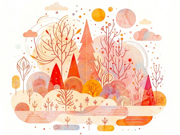 Whimsical Autumn Forest Magic