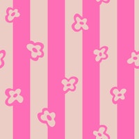 ABUNDANT STRIPES Dopamine Retro Pretty Pink tapet