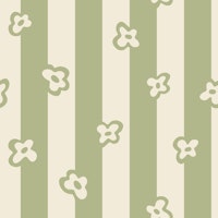 ABUNDANT STRIPES Dopamine Retro Sage Green tapet