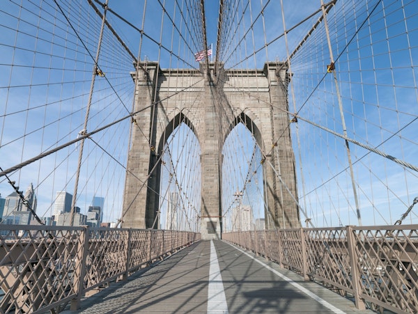 Strolling Across the Brooklyn Bridge
