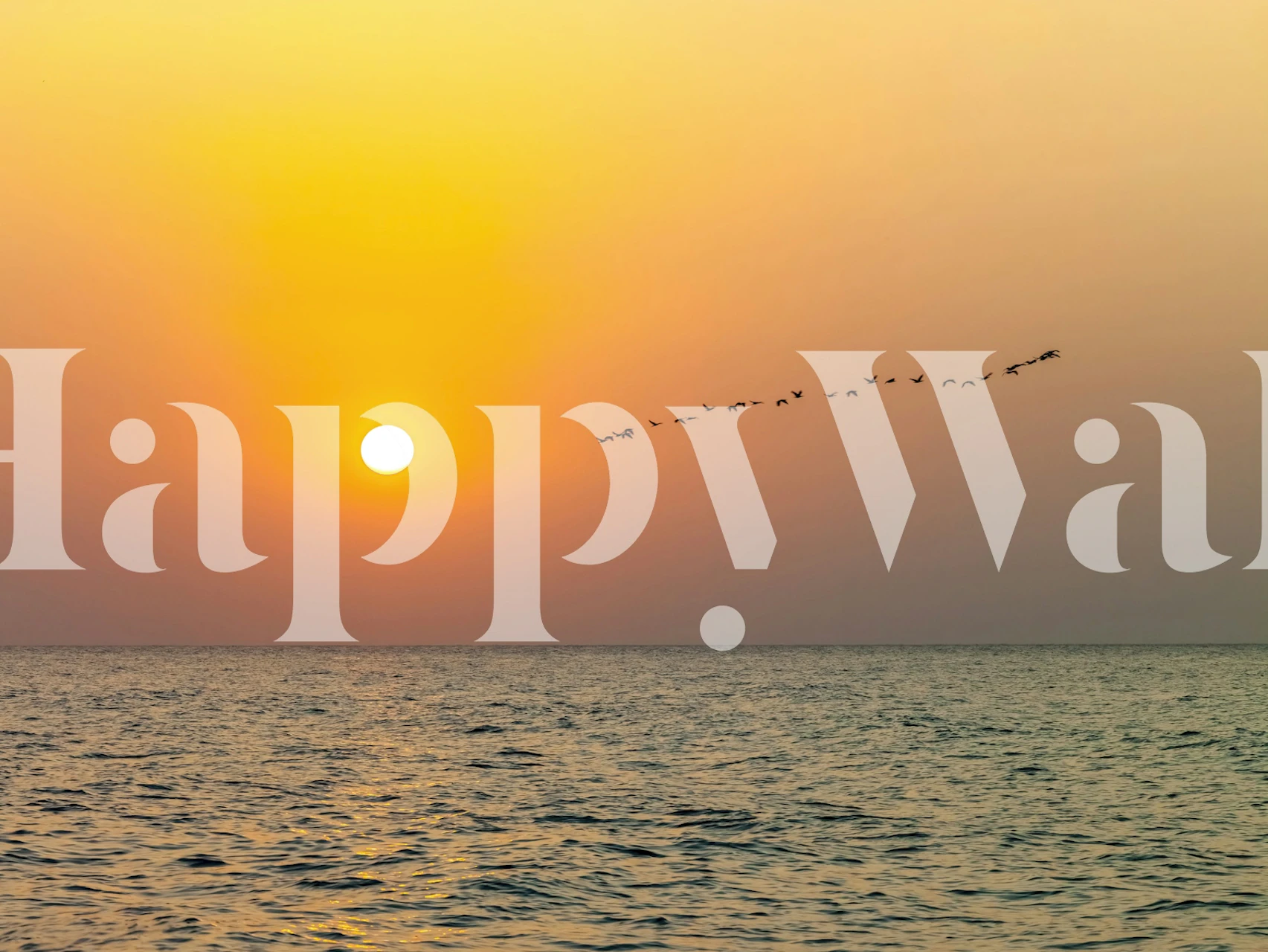 Carta da parati Beach Bliss at Sunset in una stanza