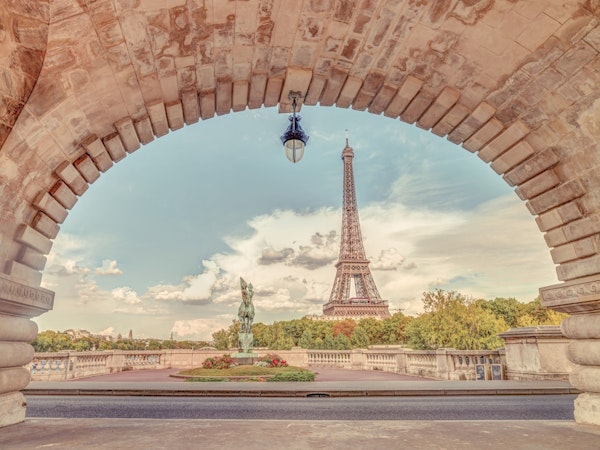 Eiffel Tower from Bir-Hakeim Bridge