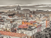 Sacred Skyline of Vatican City tapete