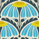 KF 0242 E - Vintage Retro Floral