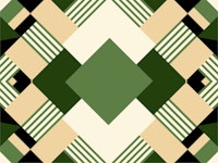 Green Stripe Geometry tapete