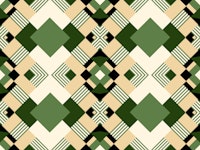 Green Stripe Geometry tapete
