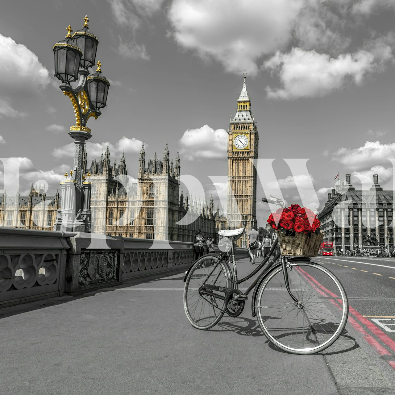 London Love Ride tapetti huoneessa