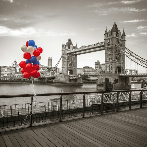 Balloons Brightening the Promenade