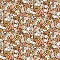 Wild Flower Meadow - Dark Golden Autumn wallpaper