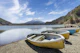 Idyllic Lake Shoji with Mount Fuji